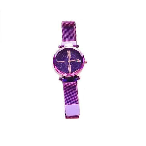 Magnetic Casual Fashion With Starry Sky Watch For Women
