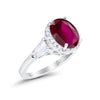 925 Sterling Silver CZ Baguette Halo Art Deco Oval Wedding Engagement Ring