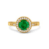 925 Sterling Silver Round CZ Halo Art Deco Fashion Jewelry Promise Ring