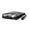 PU Leather Printed Flowers Cross-body Messenger Bag for Women