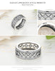 925 Sterling Silver Luxury Vintage Simulated CZ Square Ring