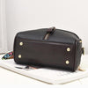PU Leather Cross-body Shoulder Handbag With Fur Ball