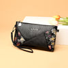PU Leather Printed Flowers Cross-body Messenger Bag for Women
