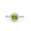 925 Sterling Silver 6 Prong Round CZ Split Shank Wedding Engagement Ring