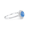 925 Sterling Silver 6 Prong Round CZ Split Shank Wedding Engagement Ring