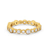 925 Sterling Silver Art Deco Antique Style Full Eternity Wedding Band Ring