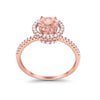 925 Sterling Silver Halo Art Deco Wedding Engagement Ring Round Cubic Zirconia