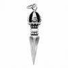 925 Sterling Silver Charm Oxidized Solid Sword Pendant