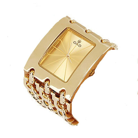 Brand New Stainless Steel Fashion Gold Watch For Women