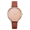 Thin Casual Strap Leather Fashion Watch For Women