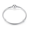 Original 925 Sterling Silver 7 Styles Chain Bracelet Bangle For Women