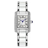 New Fashion Blue Square Diamond Bracelet Wrist Watch For Women With Waterproof