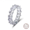 100% Real 925 Sterling Silver Men Women Engagement & Wedding Rings