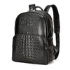 Leather High Quality Crocodile Style Men Backpack