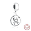 Paris Eiffel Tower Pendant Hanging Beads With 925 Sterling Silver For Women