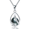 100% Natural Freshwater Pearl Jewelry With 925 Sterling Silver Pendant Necklace For Women