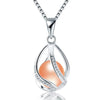100% Natural Freshwater Pearl Jewelry With 925 Sterling Silver Pendant Necklace For Women