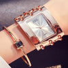 Brand New Stainless Steel Fashion Gold Watch For Women