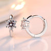 Heart Arrow Round Stud Earrings With 925 Sterling Silver Earrings For Women