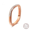 Genuine 925 Sterling Silver Wedding men Female Ring