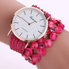 Fashion Flowers Design Wrist Watch For Women Elegant Bracelet Watch