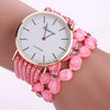 Fashion Flowers Design Wrist Watch For Women Elegant Bracelet Watch