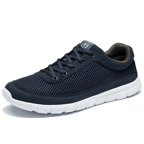 Men’s Casual Breathable Lace-Up Walking Footwear