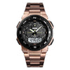 Fashion Quartz Analog Sport Waterproof Wrist Watch Classic Stainless Steel