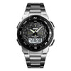 Fashion Quartz Analog Sport Waterproof Wrist Watch Classic Stainless Steel