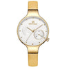 Top Brand Luxury Fashion For Women With Leather Waterproof Clock
