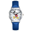 Disney Watch With Mickey Mouse For Women Leather Strap
