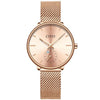Waterproof Rose Gold Casual Watch For Women