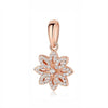 Charm Bead Rose Gold Pendant With Authentic 100% 925 Sterling Silver Jewelry For Women