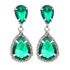 Cubic Zirconia Silver Stud Earrings for Women With 925 Sterling Sliver