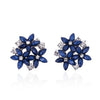 Cubic Zirconia Silver Stud Earrings for Women With 925 Sterling Sliver