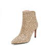 Woman Bling Sequined Big Size High Heels Ankle Boots