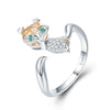 925 Sterling Silver Stylish Design Adjustable Party Wear Ring
