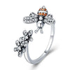 925 Sterling Silver Stylish Design Adjustable Party Wear Ring