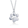 Cute Animal Footprints With Genuine 925 Sterling Silver Pendants For Women Silver