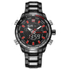 Men Quartz Analog Luxury Fashion Sport Waterproof Stainless Watches