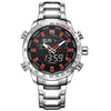Men Quartz Analog Luxury Fashion Sport Waterproof Stainless Watches