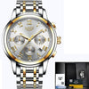 New Watches Men Luxury Brand LIGE Chronograph