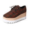 New Spring Lace Up Casual Shoes For Women With Flat Platform Shoes