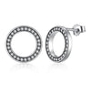 Circular Authentic Original Jewelry With 925 Sterling Silver Earrings For Women