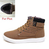 Fashion Warm Fur Winter Autumn Leather Men Footwear
