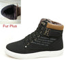 Fashion Warm Fur Winter Autumn Leather Men Footwear