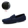 Genuine Leather Flats Loafers Moccasins Slip On Shoes
