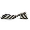 Crystal Comfort Patent Leather Toe Footwear For Woman