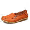 Women Casual Flats Genuine Leather & Slip On Loafers Cow Driving Shoes