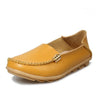 Women Casual Flats Genuine Leather & Slip On Loafers Cow Driving Shoes